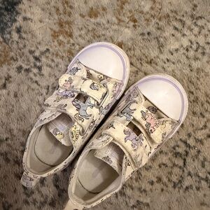 Converse Kids Unicorn Print Sneakers - Cream